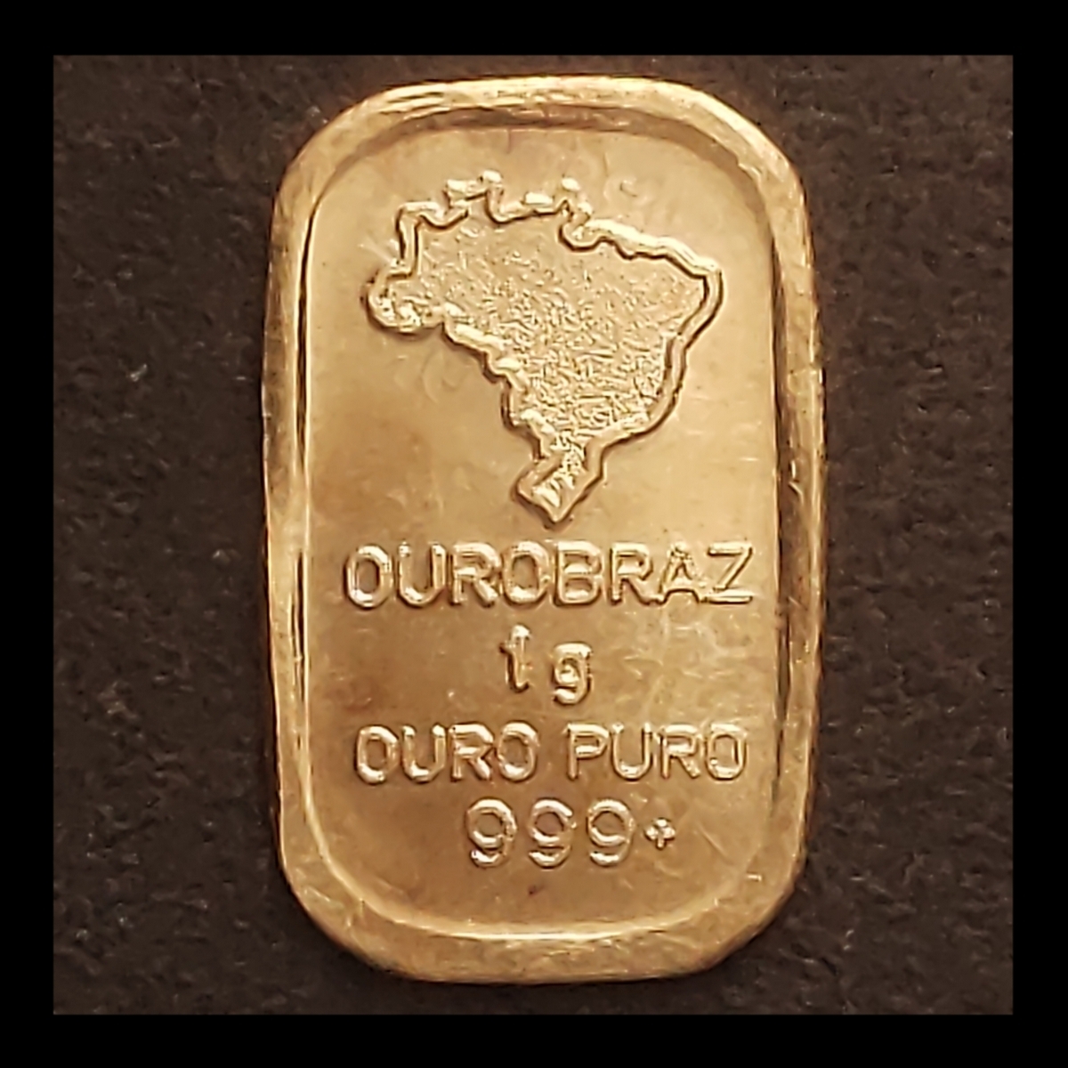 Barra do Brasil Barra de OURO (.999) 1 Gr Ourobra