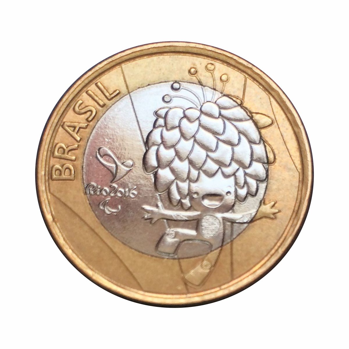 Moeda De 1 Real Cunhada Em Comemoracao Aos Jogos Olimpi