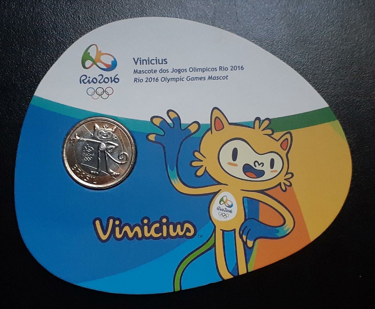 Blister Oficial Olimpiadas Rio 16 Mascote Vinicius Fc