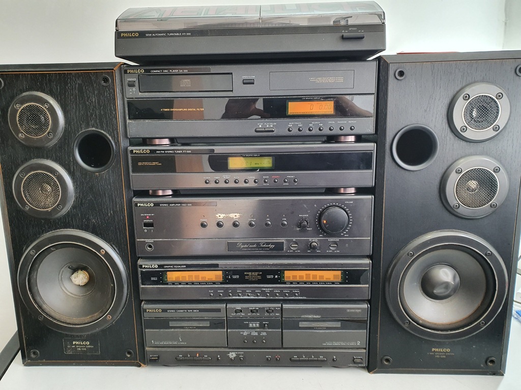 Philco Hitachi Tocadiscos Philco Antiguo APARELHO DE SOM