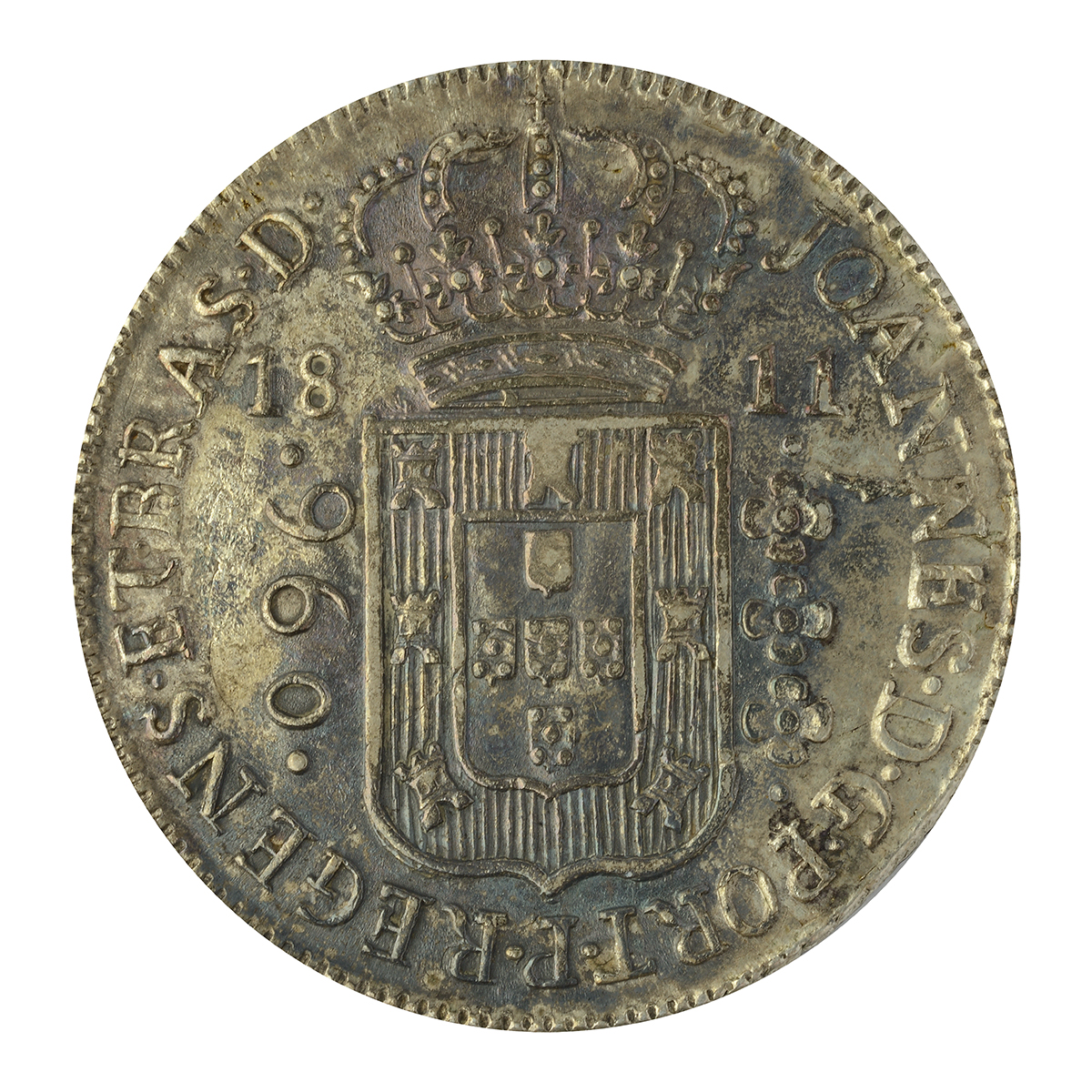 Brasil. Moeda De Prata. 960 Reis. 1811 B. Soberba. Cat