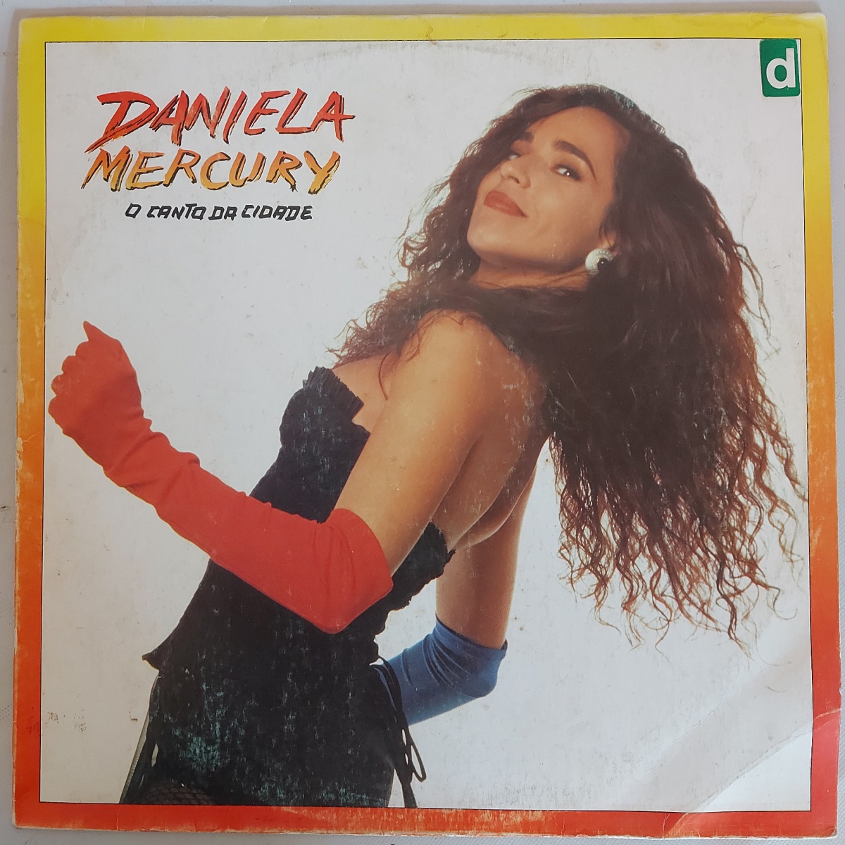 LP Daniela Mercury Álbum O Canto da Cidade Ano de 1992