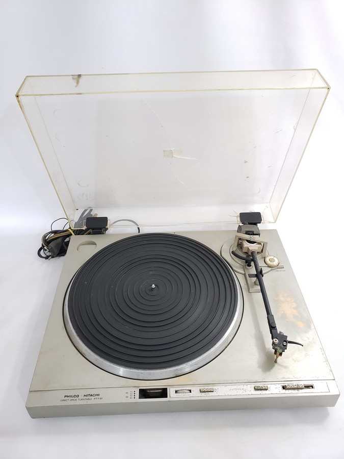 Toca discos Philco Hitachi PTT-51 Direct Drive Turnta