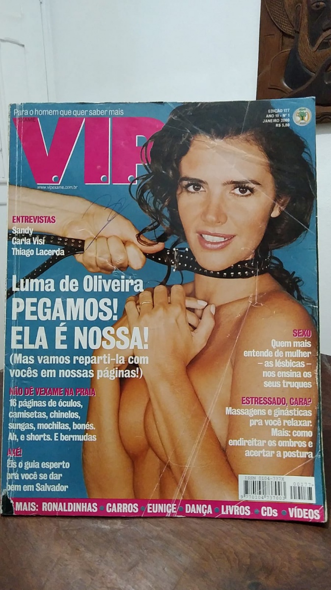 REVISTA VIP JANEIRO 2000 / LUMA DE OLIVEIRA / BOM ES