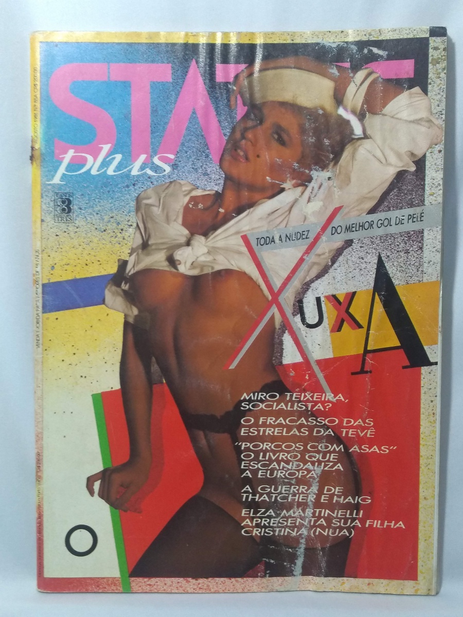 Revista Status Plus Com a Xuxa Meneguel Nua em fotos ex