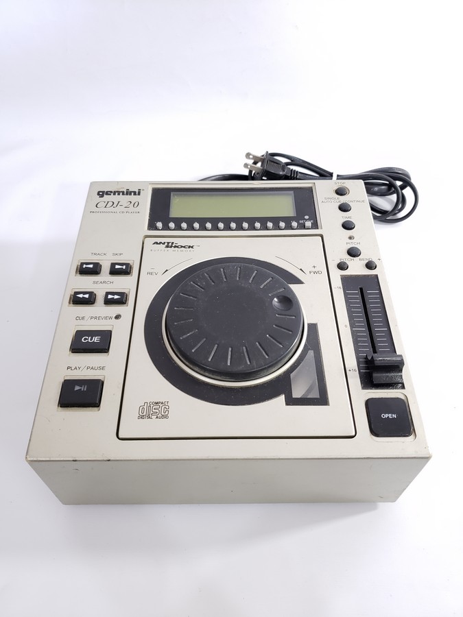 Profissional CD Player CDJ-20 Gemini, precisa de ajuste