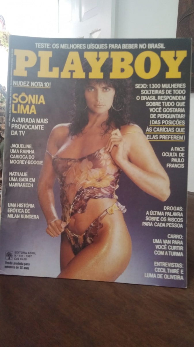 REVISTA PLAYBOY N ª 141 - 1987 / SÔNIA LIMA / APRESENTA