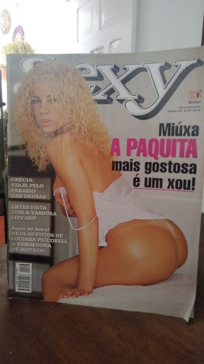 REVISTA SEXY - MIÚXA A PAQUITA / DEZEMBRO 2002 / ÓTIMO