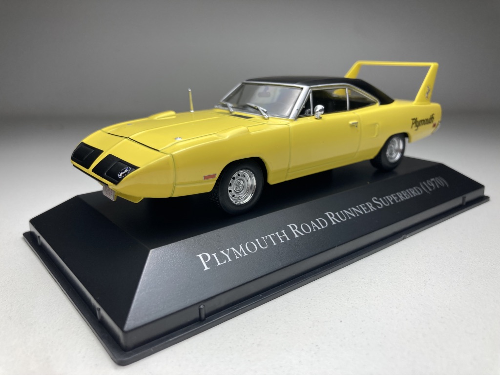 ミニカー Spark1/43 Plymouth Superbird 1970 Plymouth Road Runner Superbird 1970 Amarelo Escala 1/43