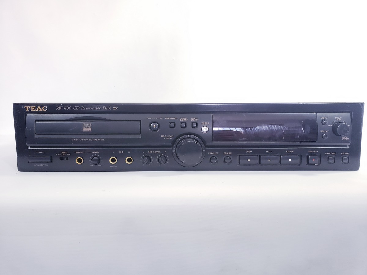 CD Rewritable Deck Teac RW-800, acompanha apenas o cabo