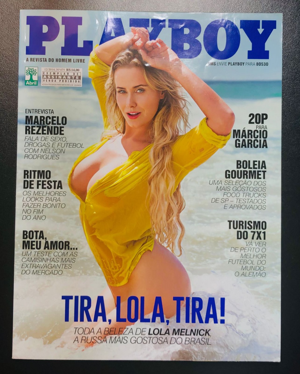 REVISTA PLAYBOY EDIÇÃO Nº 475 - LOLA MELNICK - EDIÇÃO