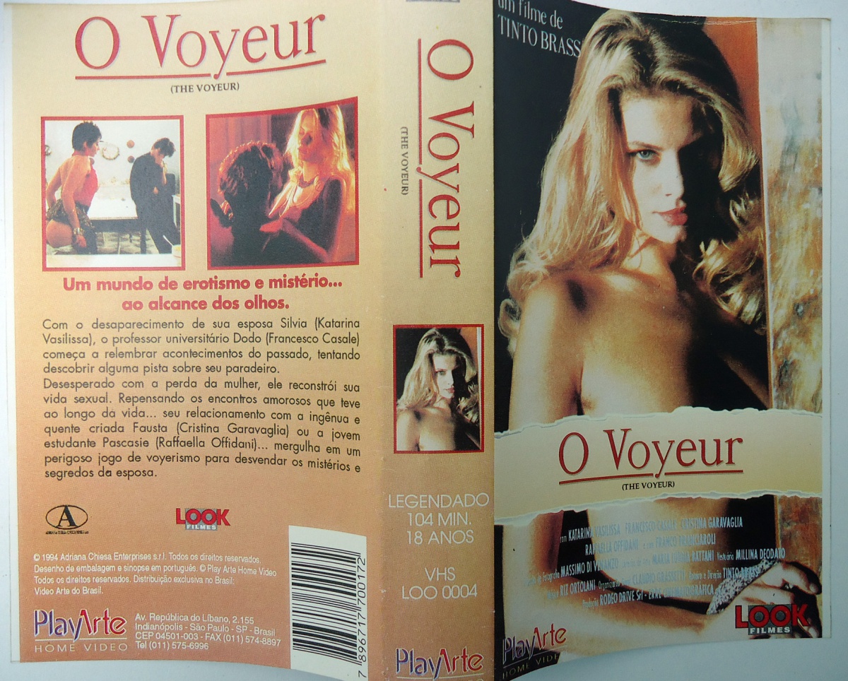 VHS - Tinto Brass - O Voyeur - Look Filmes
