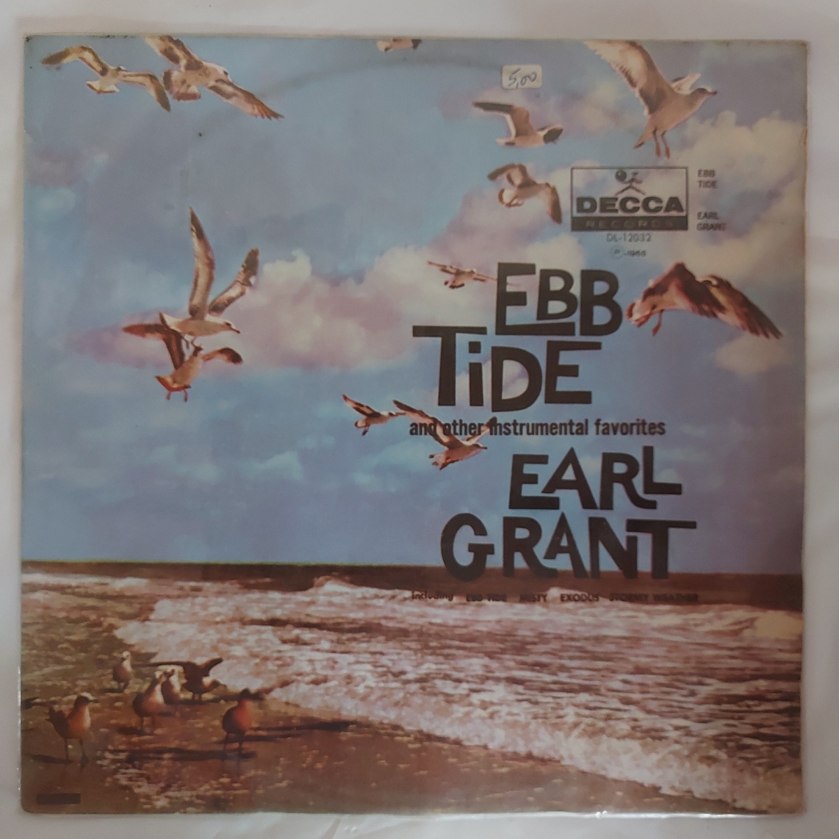 LP Earl Grant Álbum Ebb Tide And The Instrumental favo