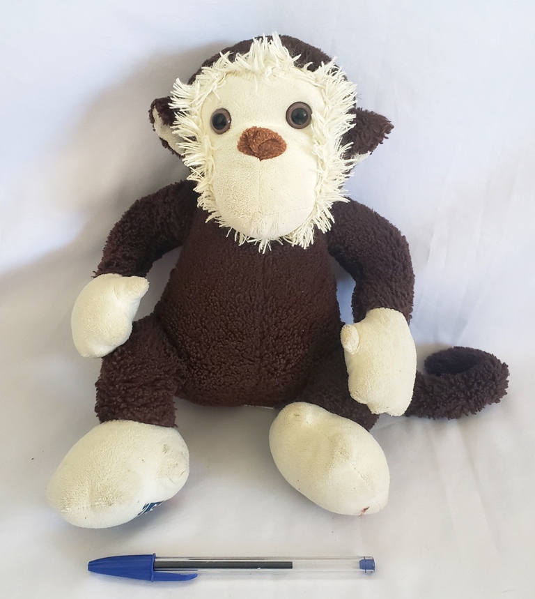 Pelúcia comemorativa da Farmácia Pague Menos `Bichinhos Do Bra