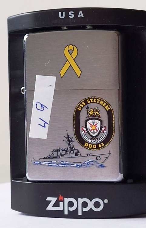 海外購入品Zippo USS STETHEM DDG 63 ジッポー - タバコグッズ