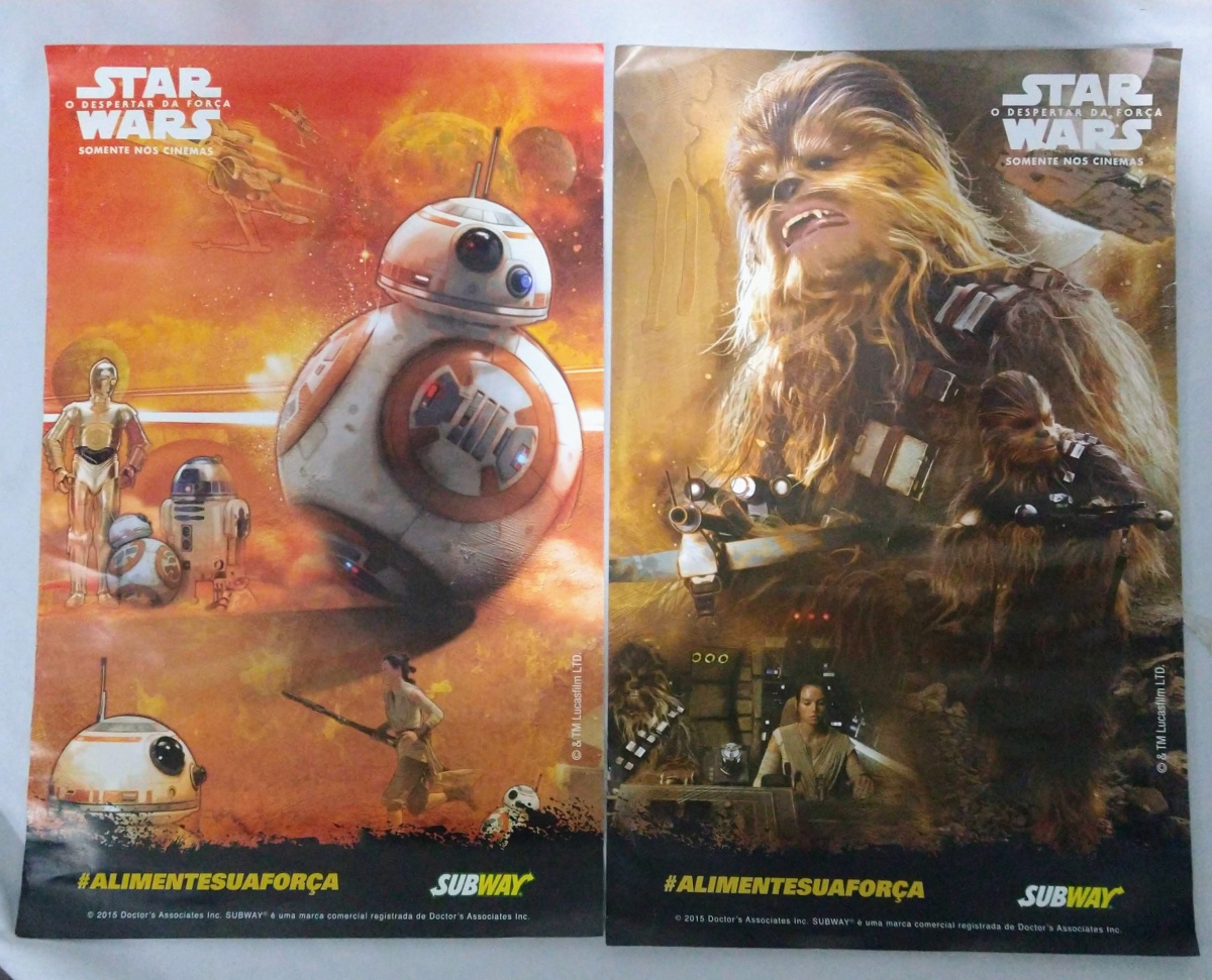 Posters Star Wars: O despertar da Força - Atual - Máxima