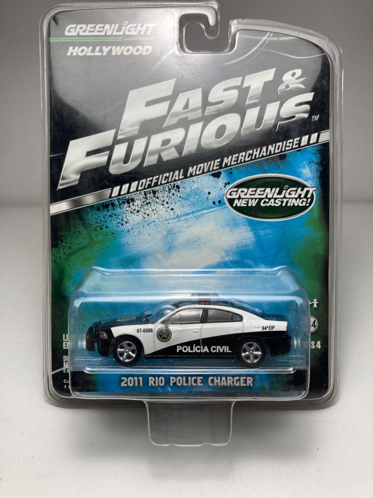 2011 Rio Police Dodge Charger Greenlight Velozes e Furi