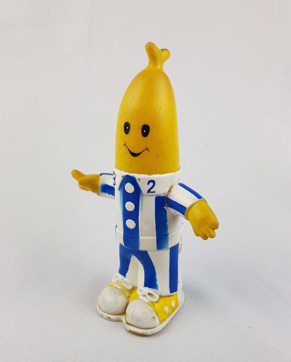 BONECO BANANA DE PIJAMA B2 19CM DE ALTURA BORRACHA