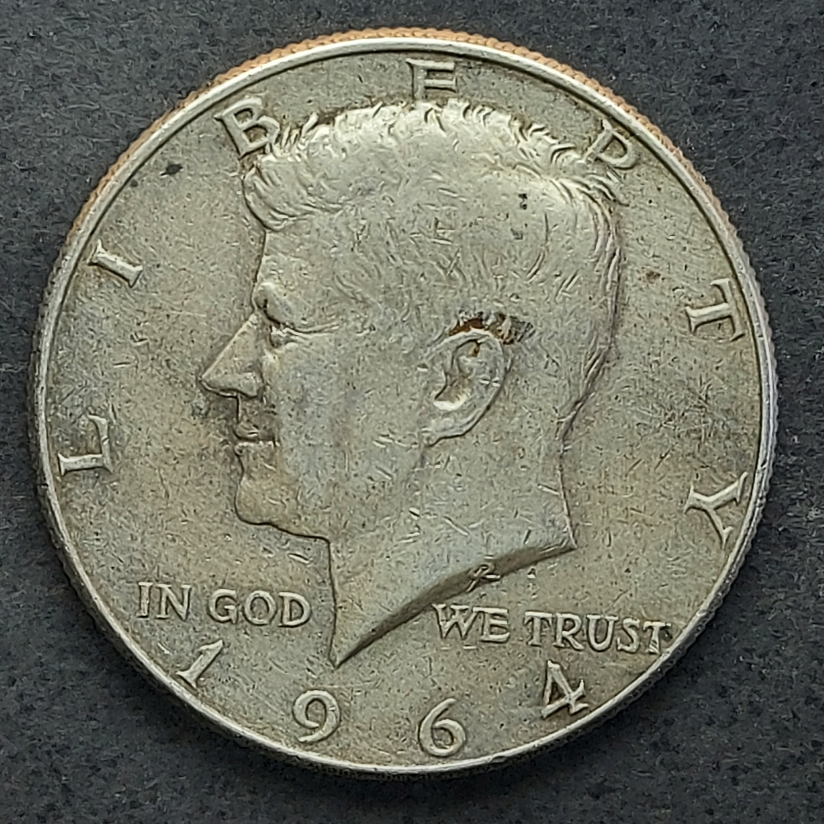 EUA 1/2 DOLLAR 1964 PRATA 0.900 PESO 12.50