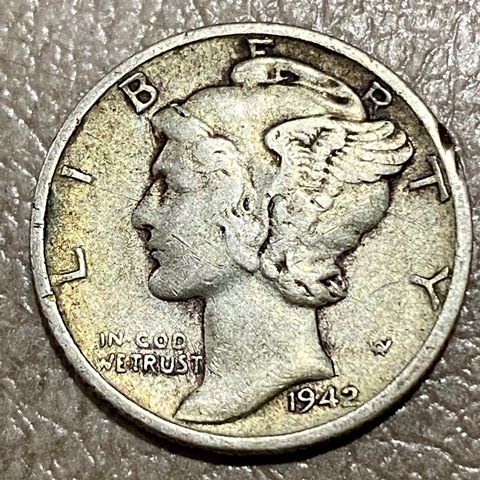 One dime 1942 coin shops value