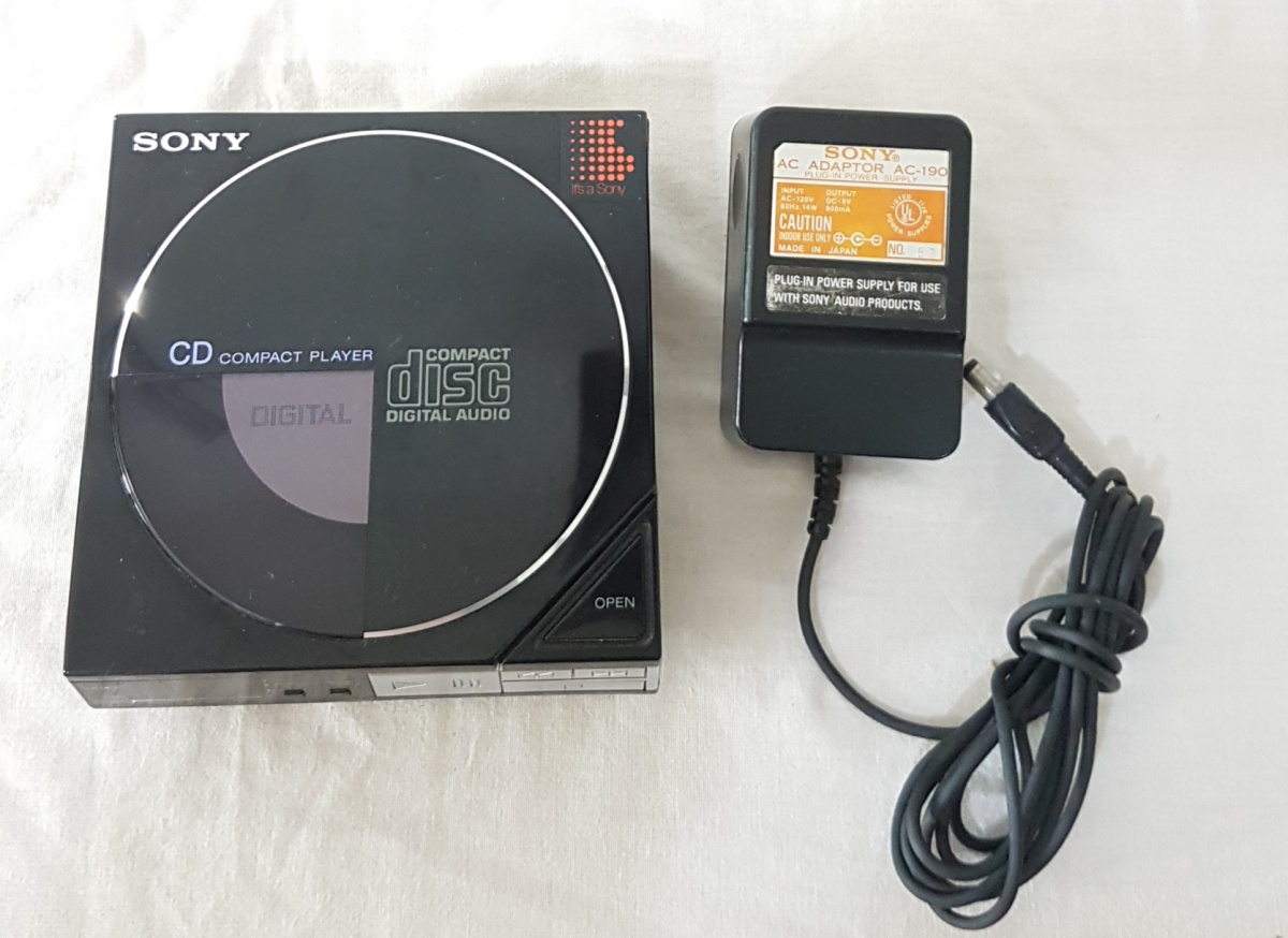 Discman Sony - CD player Relíquia para colecionador. Mo