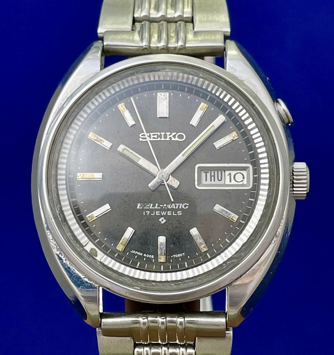 SEIKOベルマチック4006-6080 Relógio original Seiko Bell-Matic alarm 38mm 4006-6080,