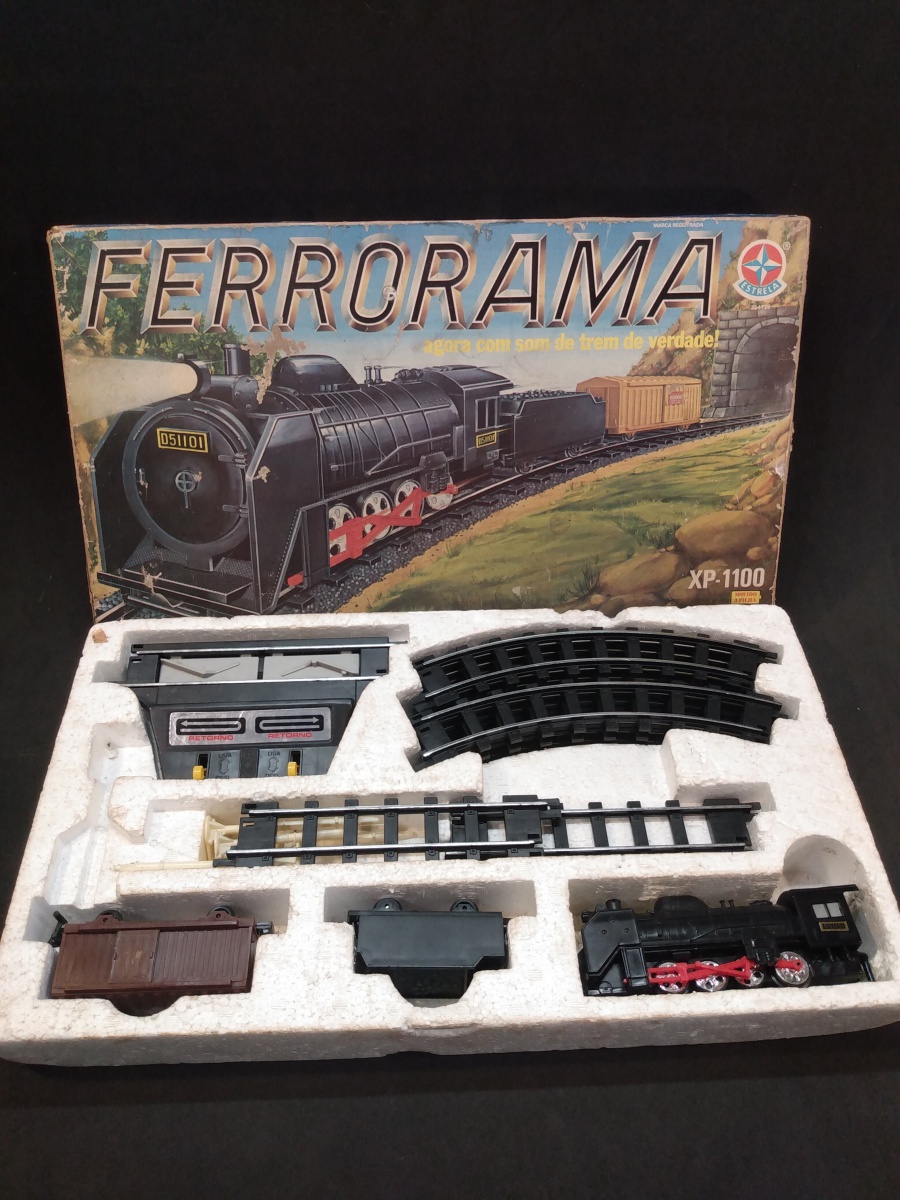 Trem / Ferrorama Set Classicos Com Acessorios + Som A Pilha