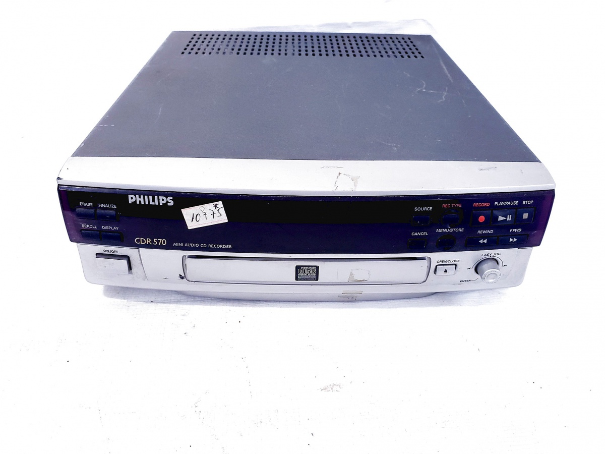 Mini audio CD Recorder Philips CDR 570, no estado. Se n