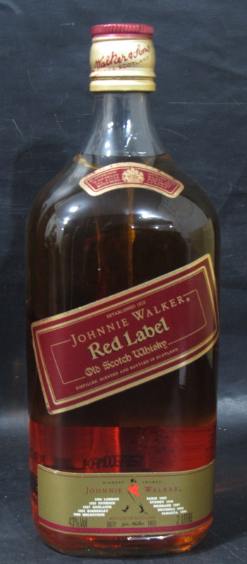 BEBIDAS - Johnnie Walker Red Label, Old Scotch Whisky,