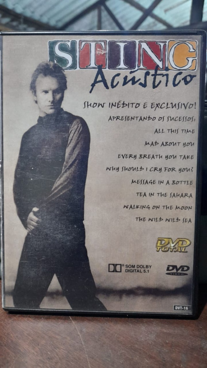 DVD STING / ACÚSTICO ÓTIMO ESTADO