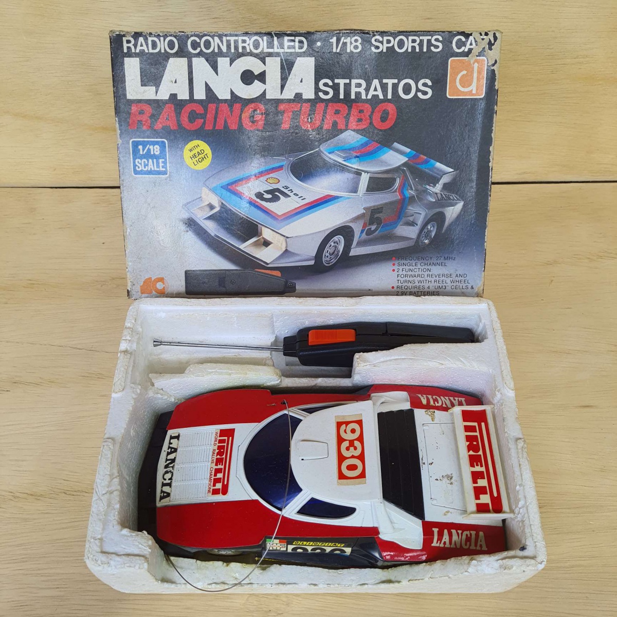 BRINQUEDO CARRINHO DE CONTROLE REMOTO LANCIA STRATOS CO