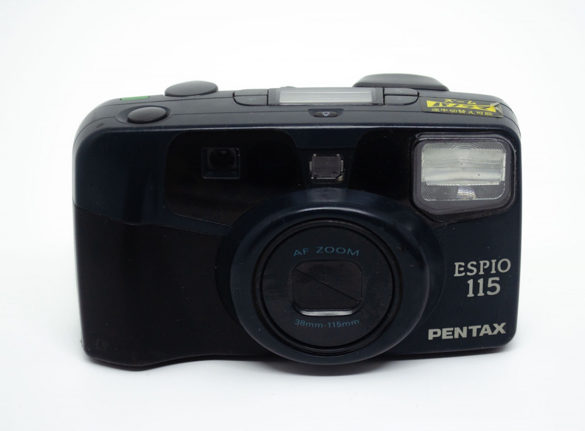 Câmera fotográfica Pentax Espio 115 com lente 38-115mm