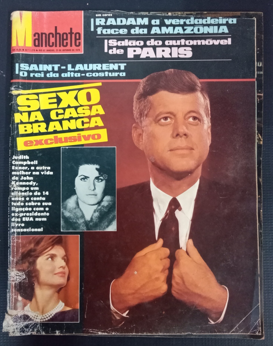 MANCHETE Nº1279 1976 - SEXO NA CASA BRANCA