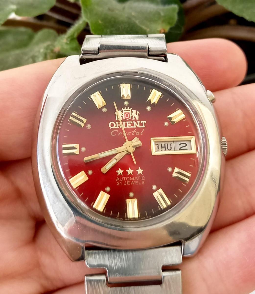 Rel Gio De Pulso Orient Antigo Automatic Funciona M