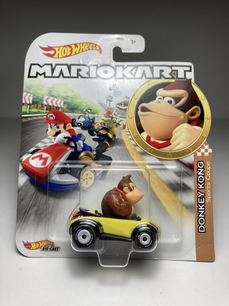 Donkey Kong Sports Coupe Mario Kart Hot Wheels Escala