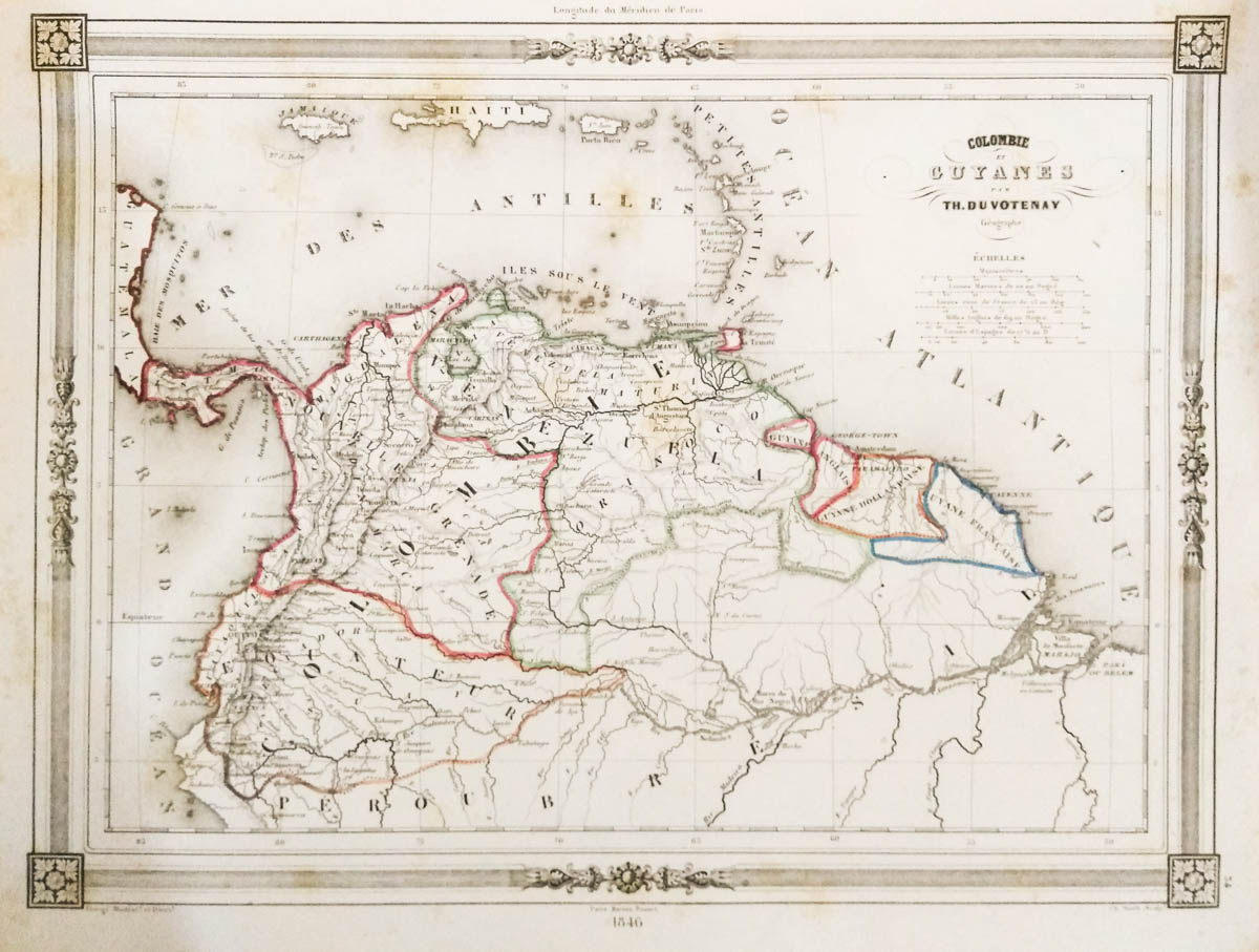 Th. Duvotenay - Colombie et Guyanes - Paris 1846 - Form