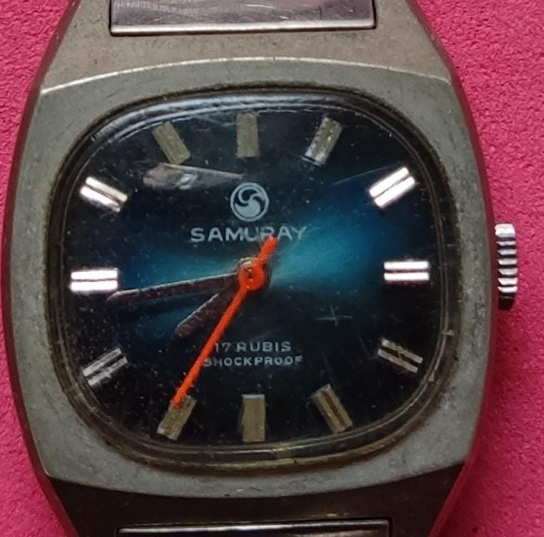 Relógio Marca samuray !! Automatico 17rubis !! Rarida