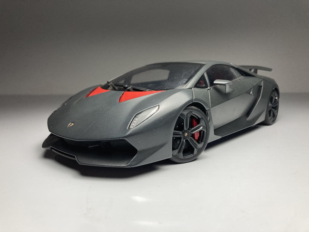 Lamborghini Sesto Elemento Cinza AutoArt Escala 1/18 mi