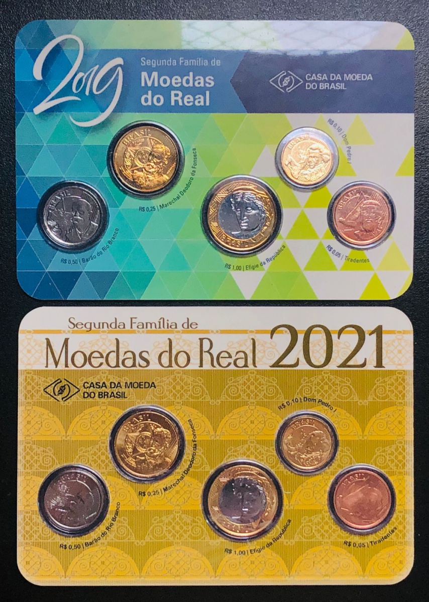 Lance Livre - Série Real 2019 Especial - Lote com 02 Sets do Real 2019  Beija