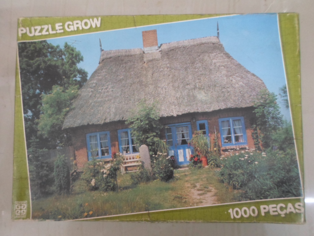 Quebra-Cabeça Puzzle Grow 1000 peças Casa no Lago