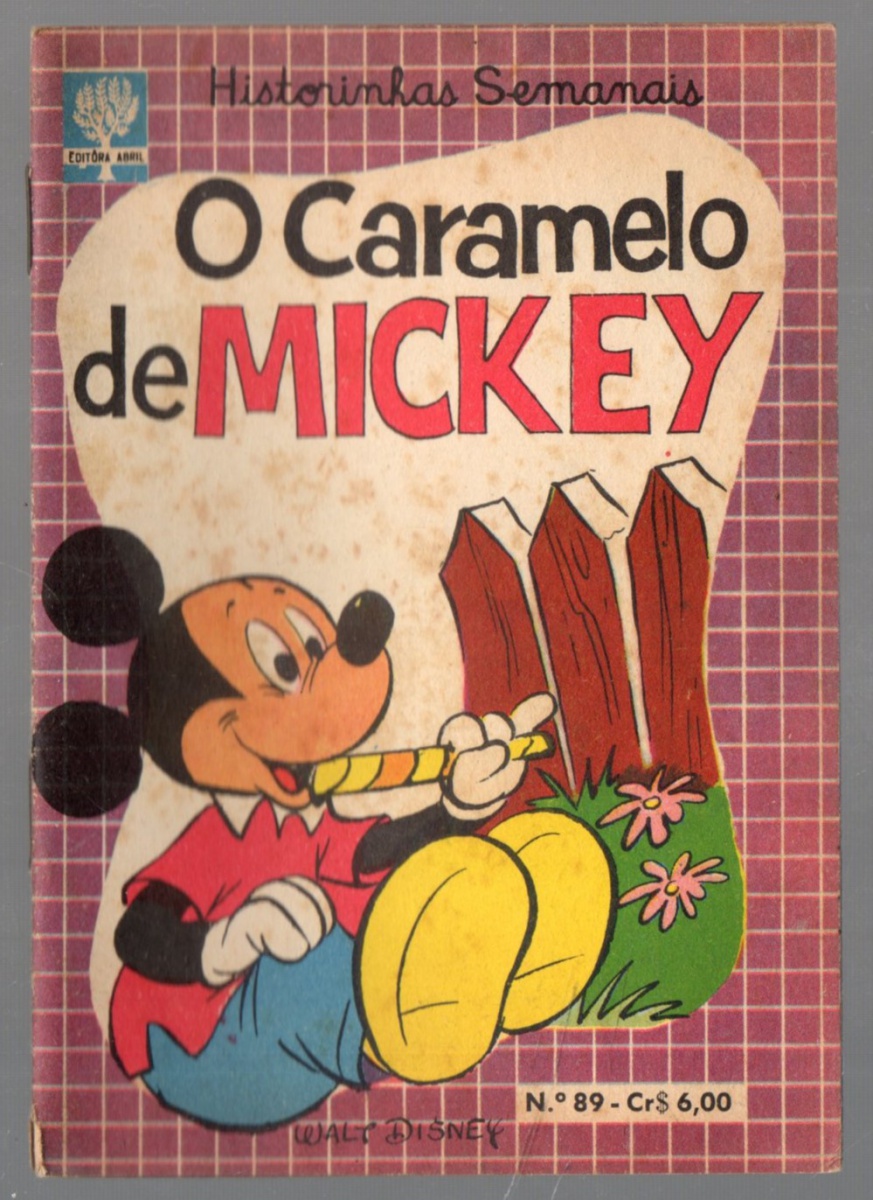 Historinhas Semanais O Caramelo De Mickey Ed Abril