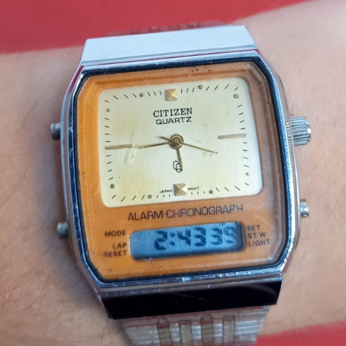 Relógio CITIZEN, Antigo, Quartz, Funciona, , porém sem