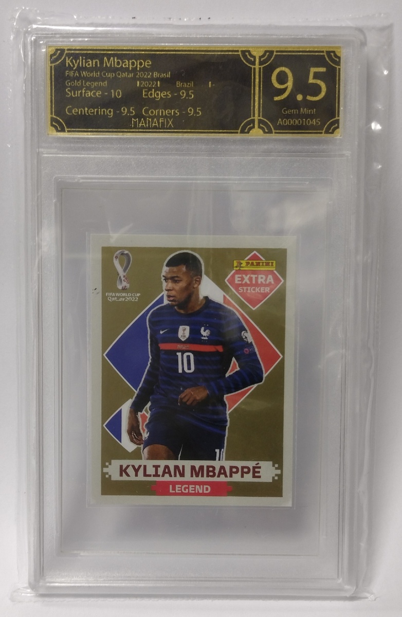 KYLIAN MBAPPÉ OURO (Gold) - EXTRA LEGEND (França) - Figurinha Original -  Não