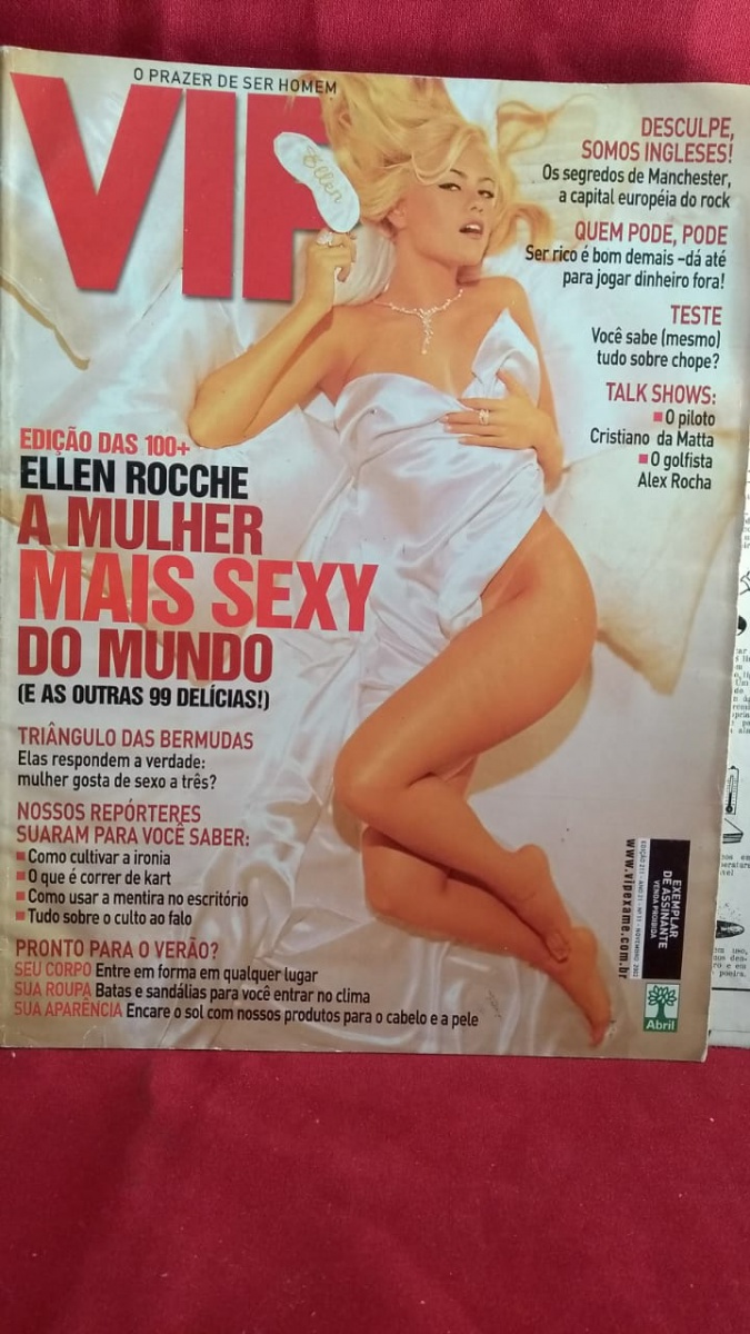 REVISTA VIP NOVEMBRO 2002 - ELLEN ROCHE / ÓTIMO