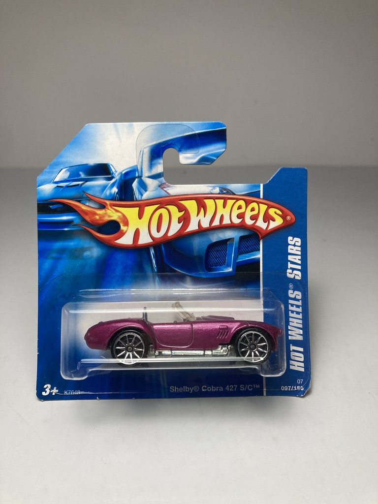Shelby Cobra 427 S/C Rosa - Hot Wheels Escala 1/64 mini