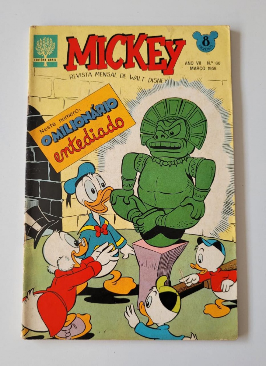 Mickey N.66 Ano 1958 Editora Abril. Ótimo Estado de Con