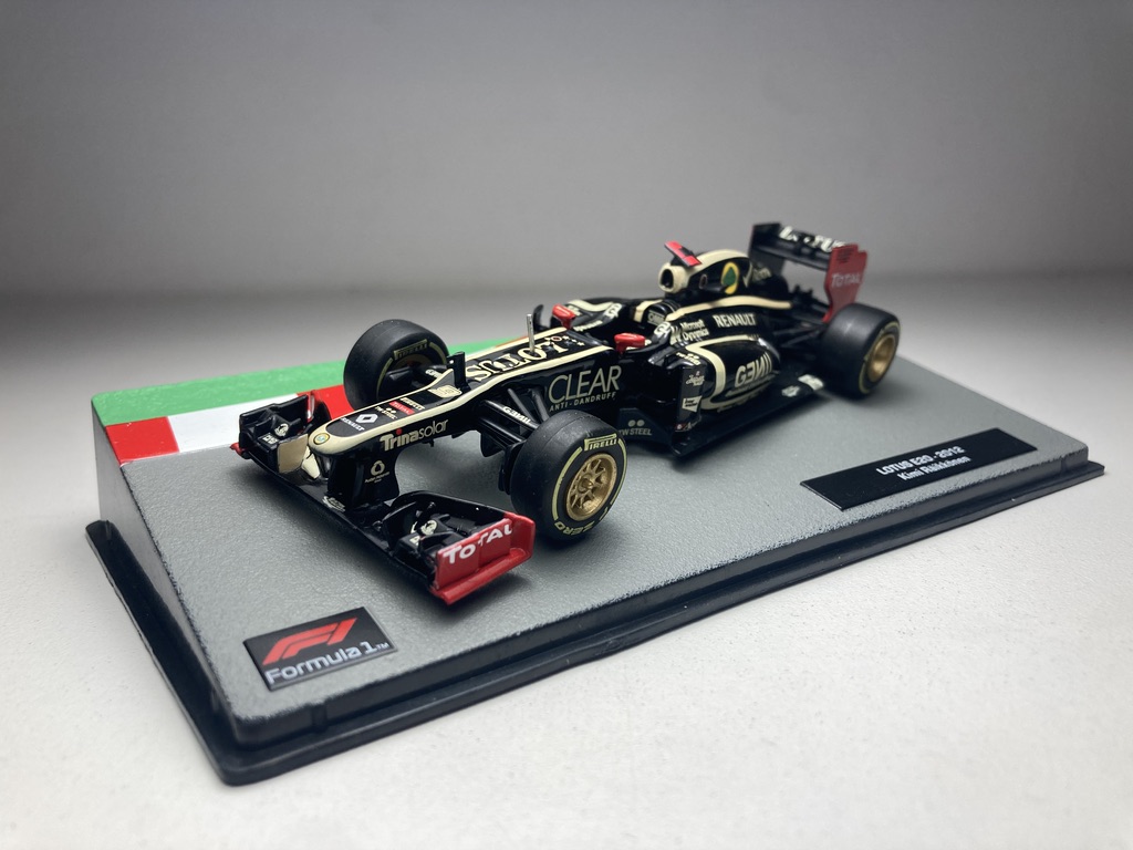 OPO 10 - Formule 1 Compatible avec Lotus E20 Kimi Raikkonen 2012-1/24 Voiture Miniature OR073