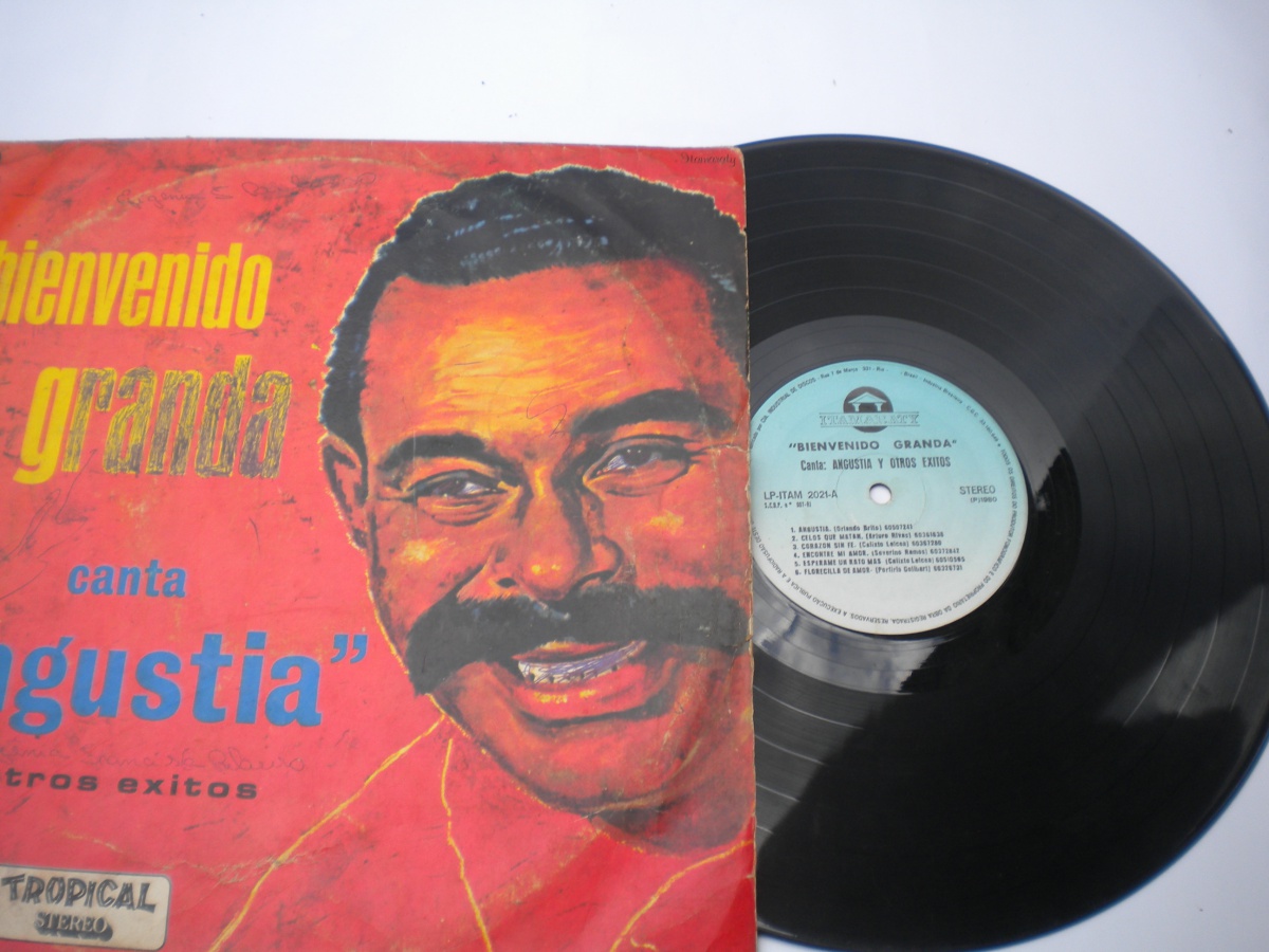 Lp Bienvenido Granda Canta Angustia Otros Exitos Disco Vinil