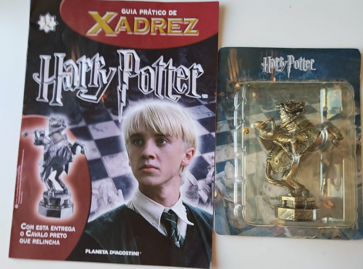 Cavalo Branco - Peça de Xadrez Harry Potter da Planeta DeAGOSTINI