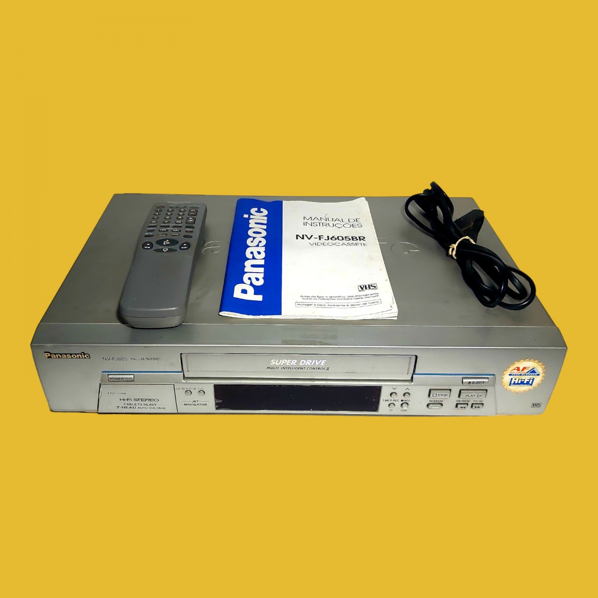 PANASONIC - VIDEO CASSETE HI-FI STEREO, SUPER DRIVE, MO